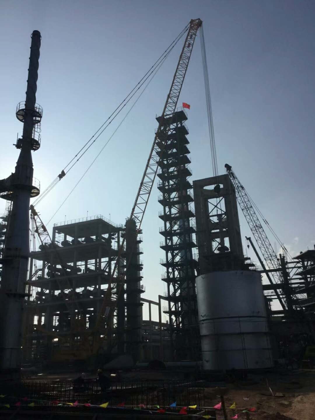 天津固特爐窯安裝施工現(xiàn)場